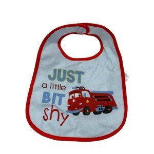 Disney Baby Drool Feeding Bib One Size Terry Cloth one Side Plastic back Just a